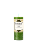 Candle Blessed Herbal Affirmations Prosperity