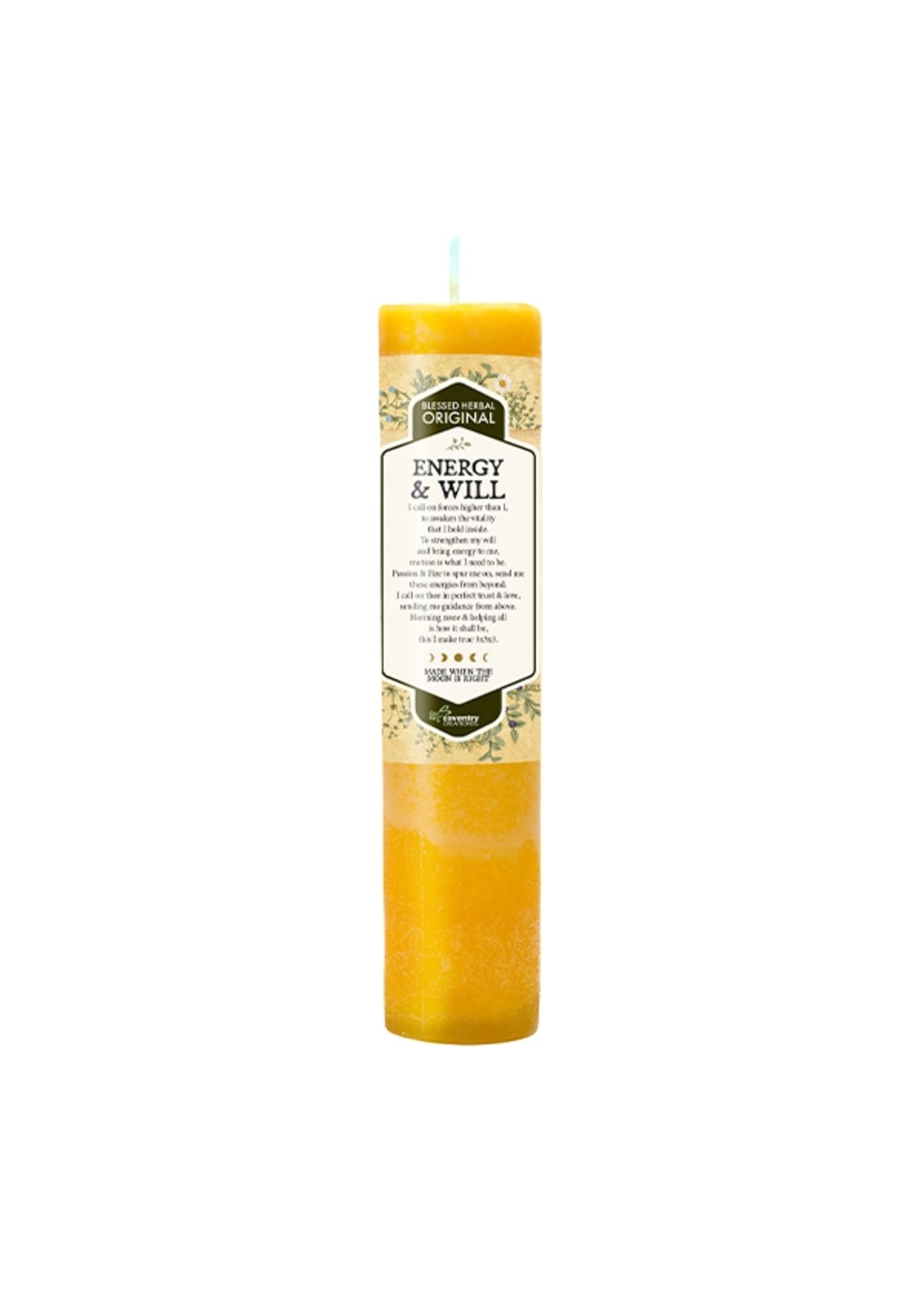 Coventry Creations BLESSED HERBAL Candle Energy & Will