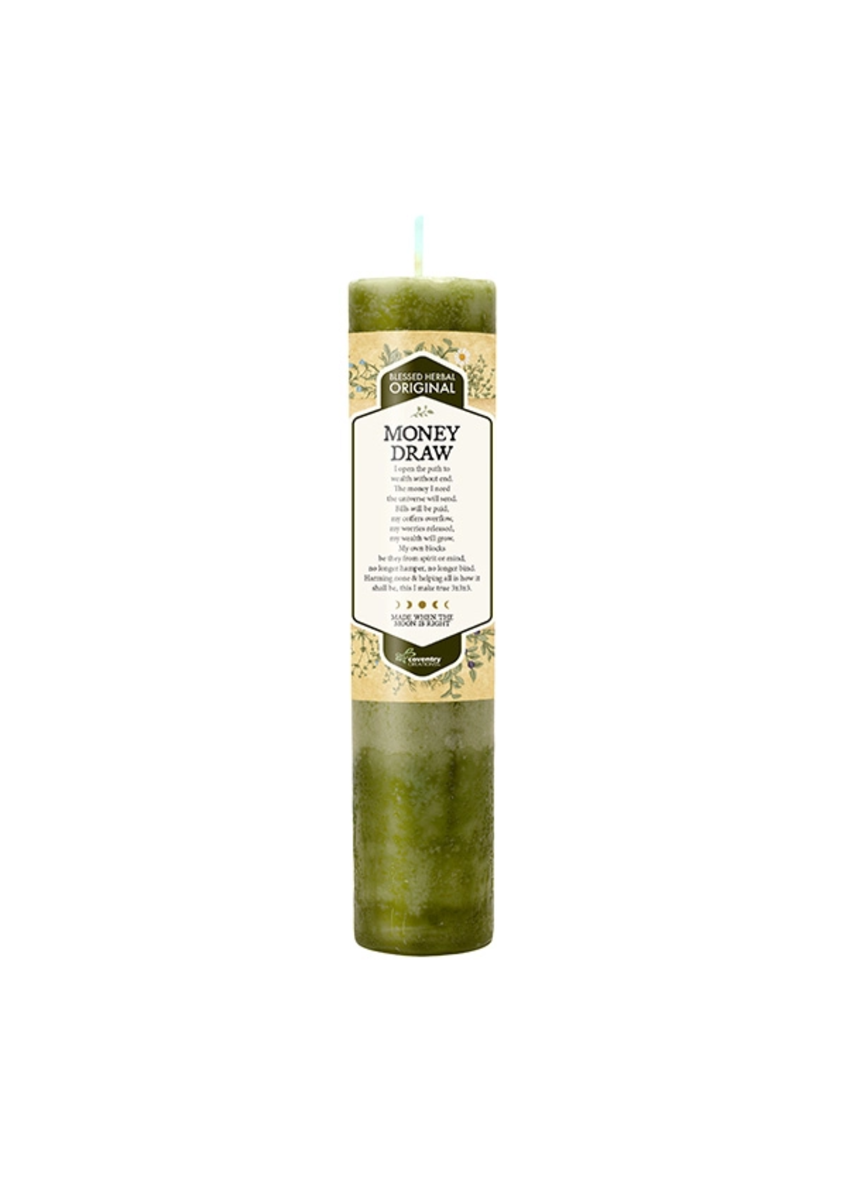 Money Draw Chakra Candle