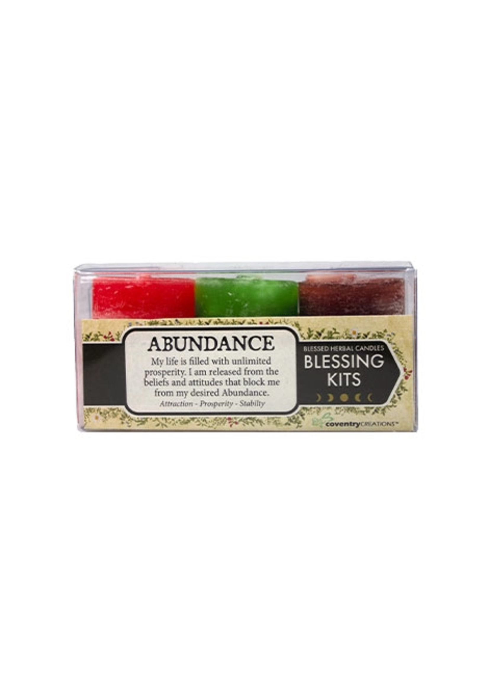 Candles Blessing Kit Abundance