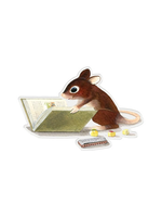 Felix Doolittle Mouse Sticker Let's See
