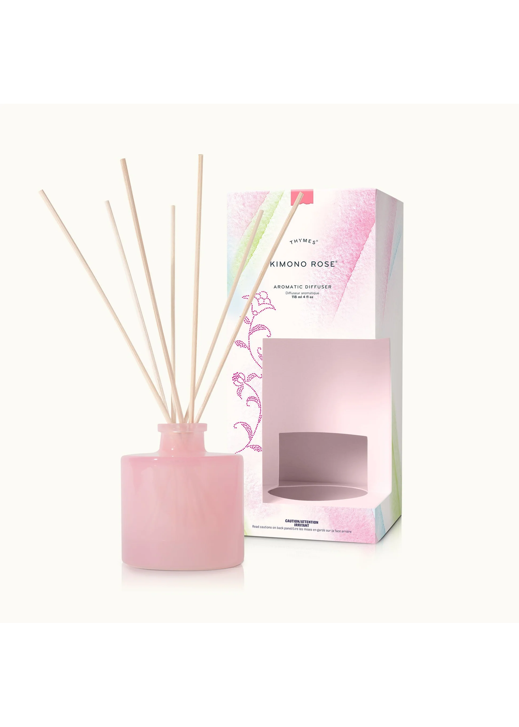 Thymes Kimono Rose Reed Diffuser Set