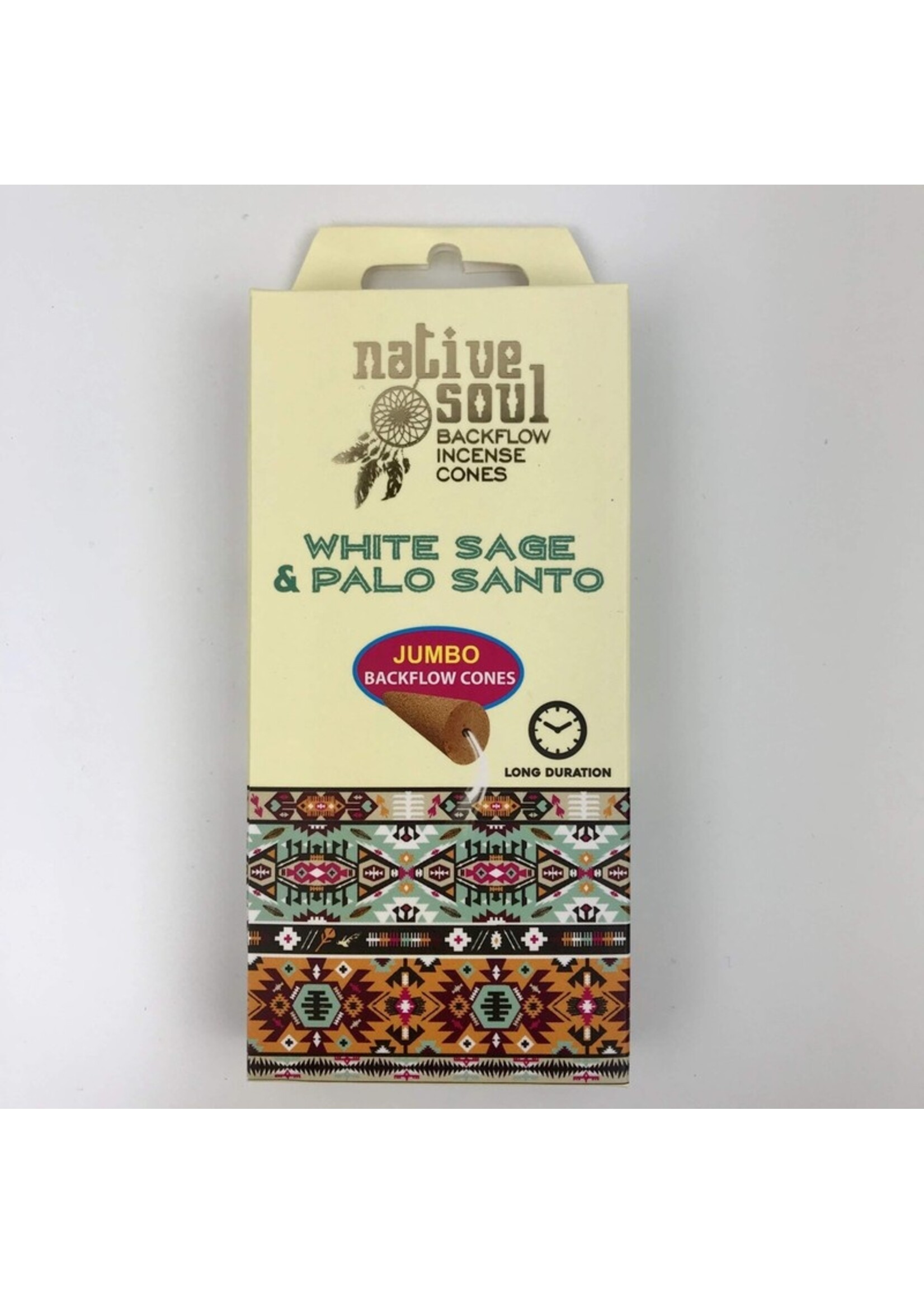 Native Soul Incense White Sage & Palo Santo Backflow Cone