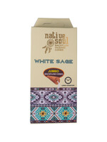 Native Soul Incense White Sage Backflow Cones 8 Jumbo