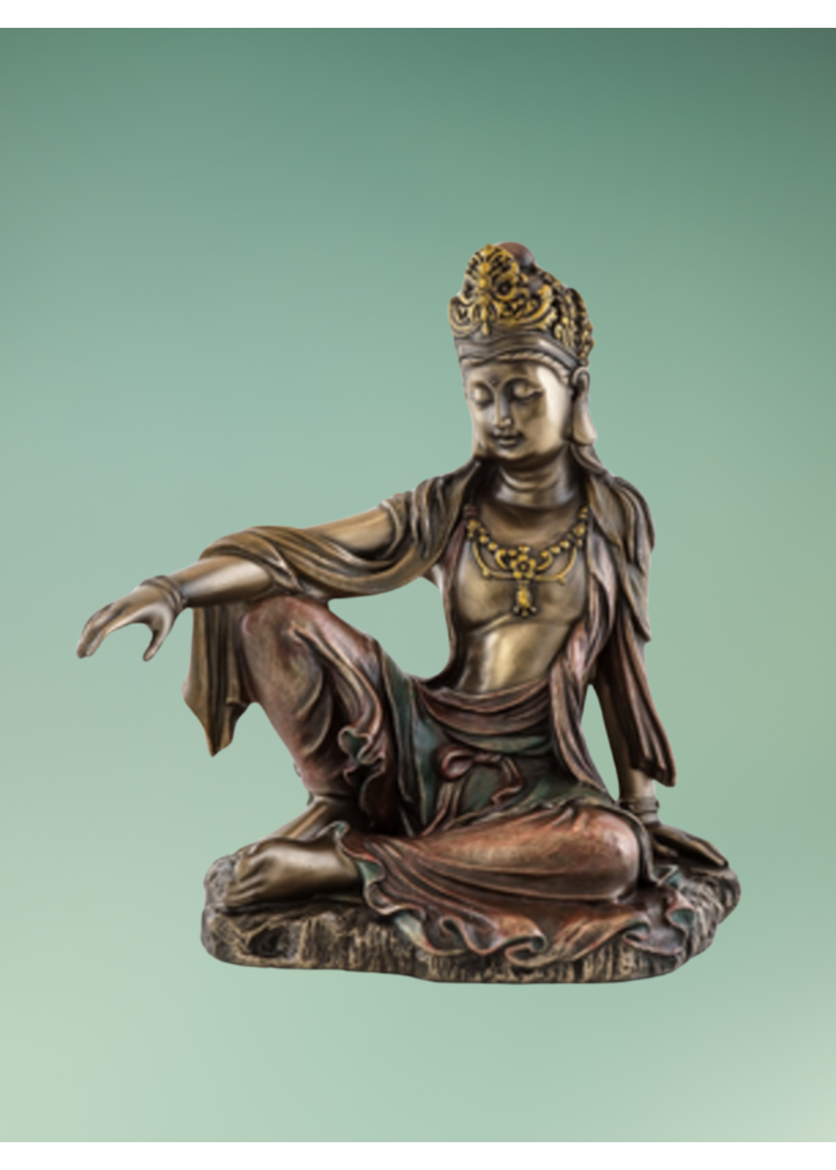TopLand Water & Moon Quan Yin In Royal Ease Pose
