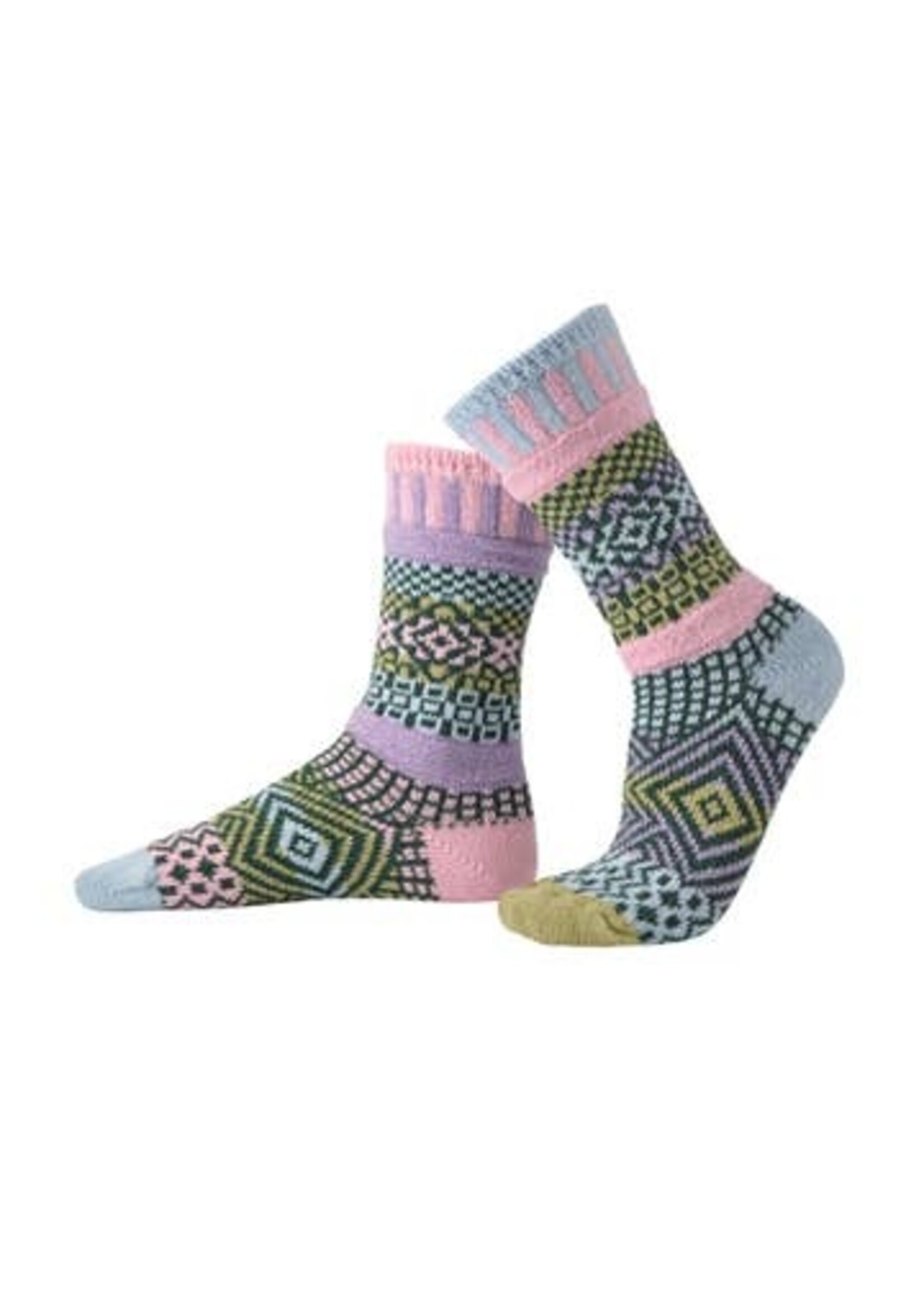 Solmate Socks Lilac Socks Adult Crew Md