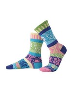 Solmate Socks Hummingbird Adult Crew Md