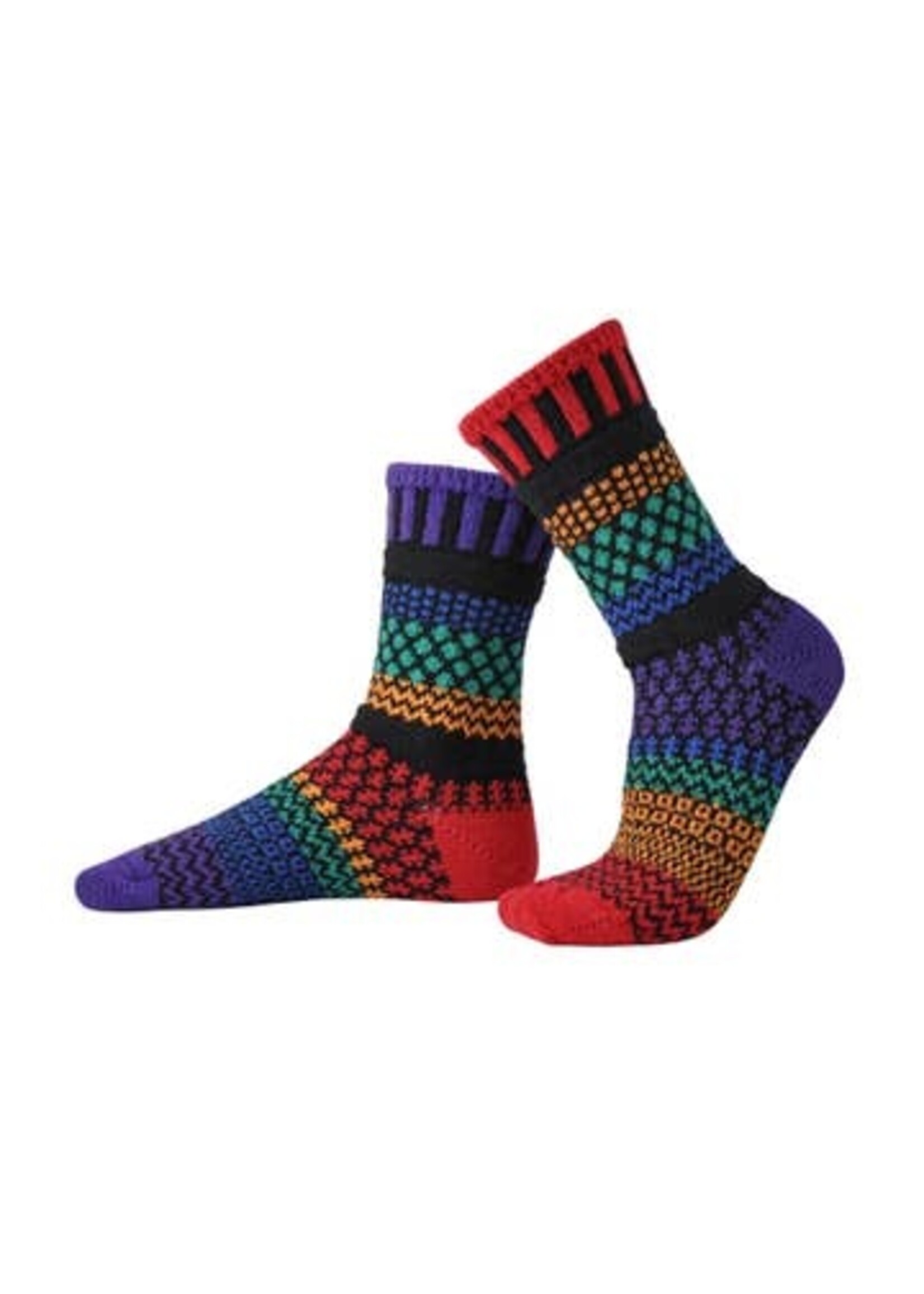 Solmate Socks Gemstone Adult Crew Sm