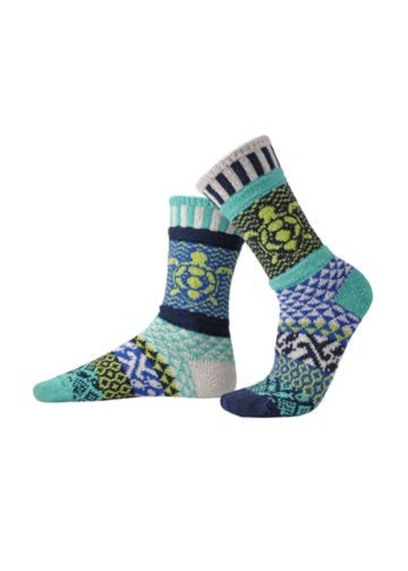 Solmate Socks Ocean Adult Crew MD