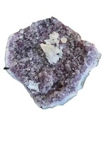 Amethyst on Stand with Calcite