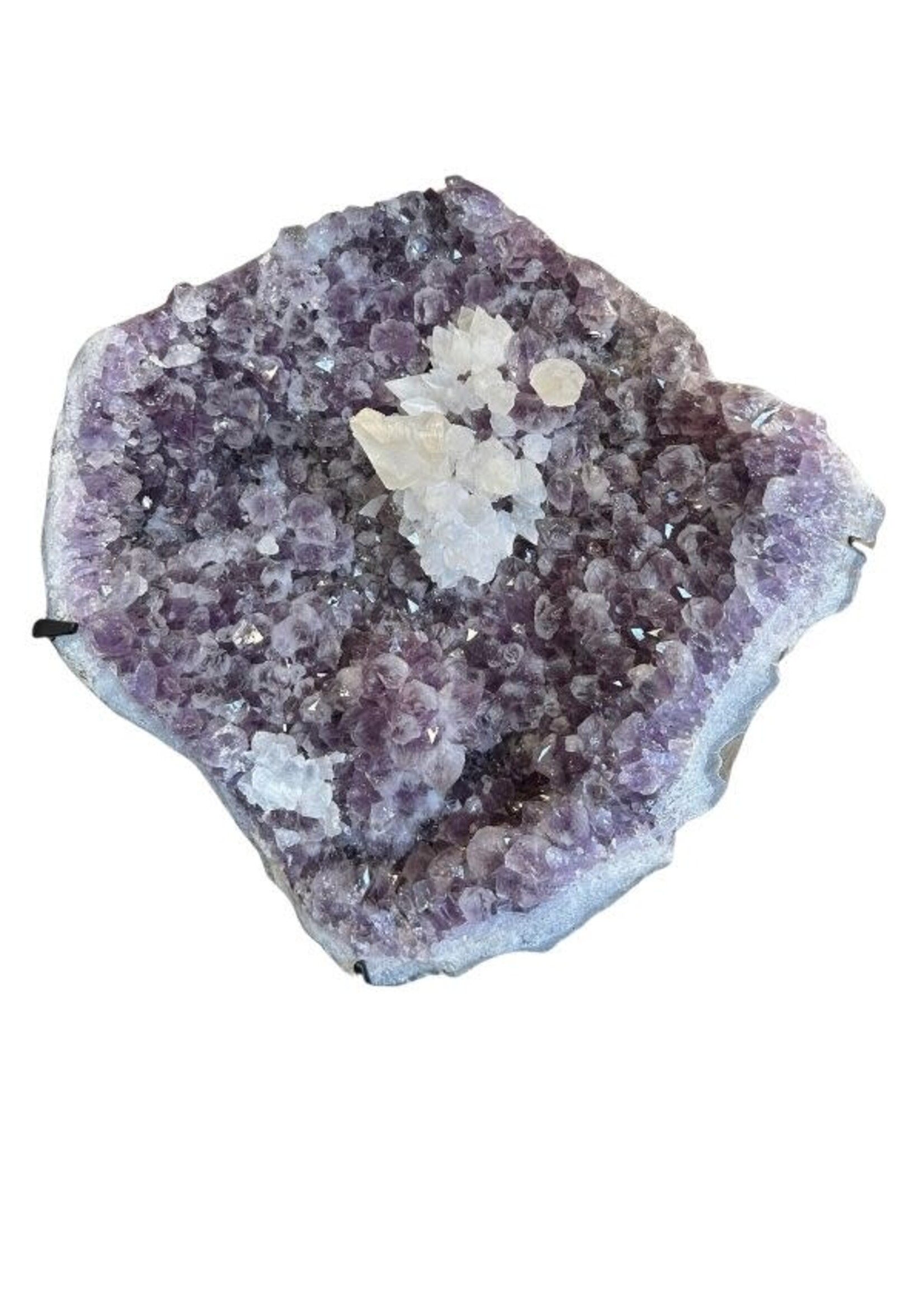 Amethyst on Stand with Calcite