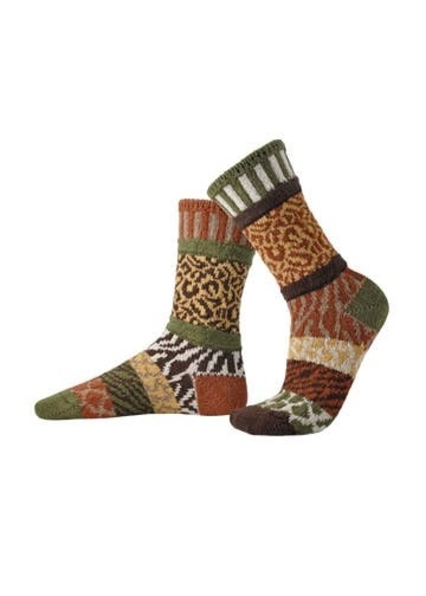 Solmate Socks Savanna Socks Adult Crew Md