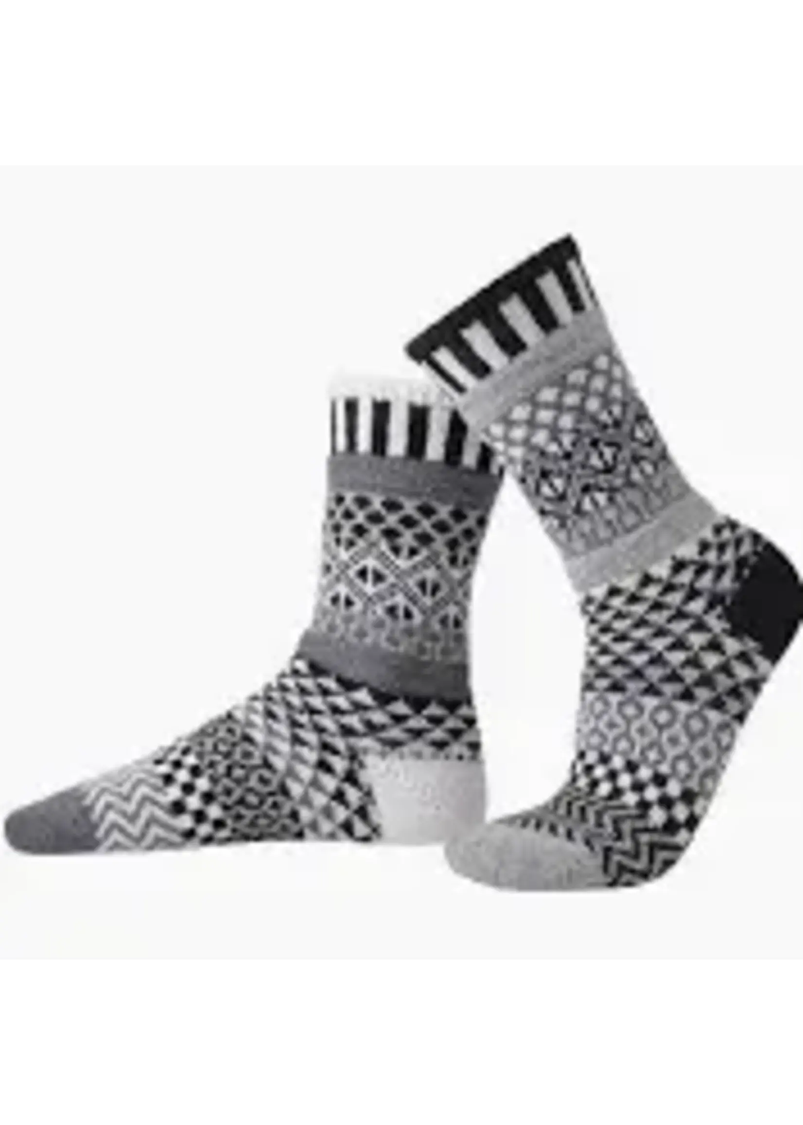 Solmate Socks Midnight Adult Crew Small