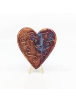 Raku Blessed Small Heart Assorted