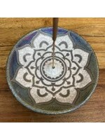 Raku Incense Burners Mandala