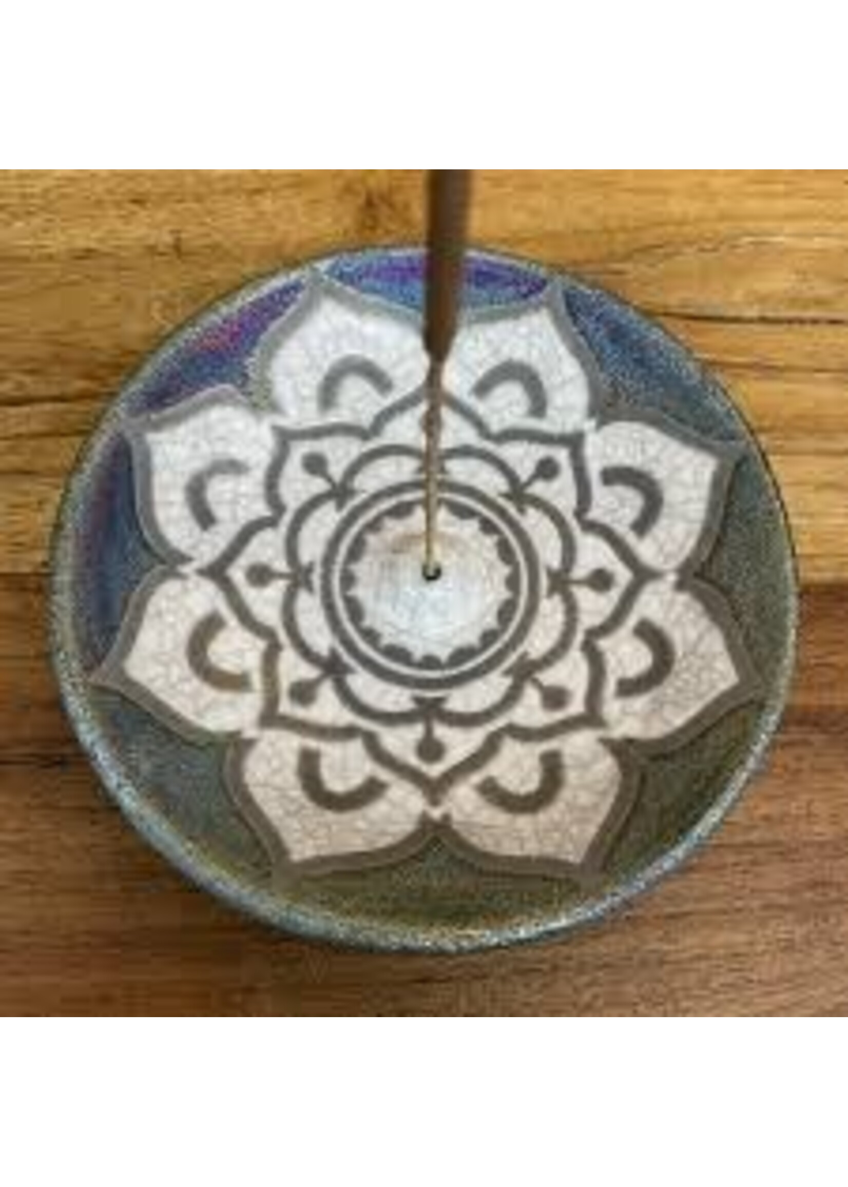 Raku Incense Burners Mandala