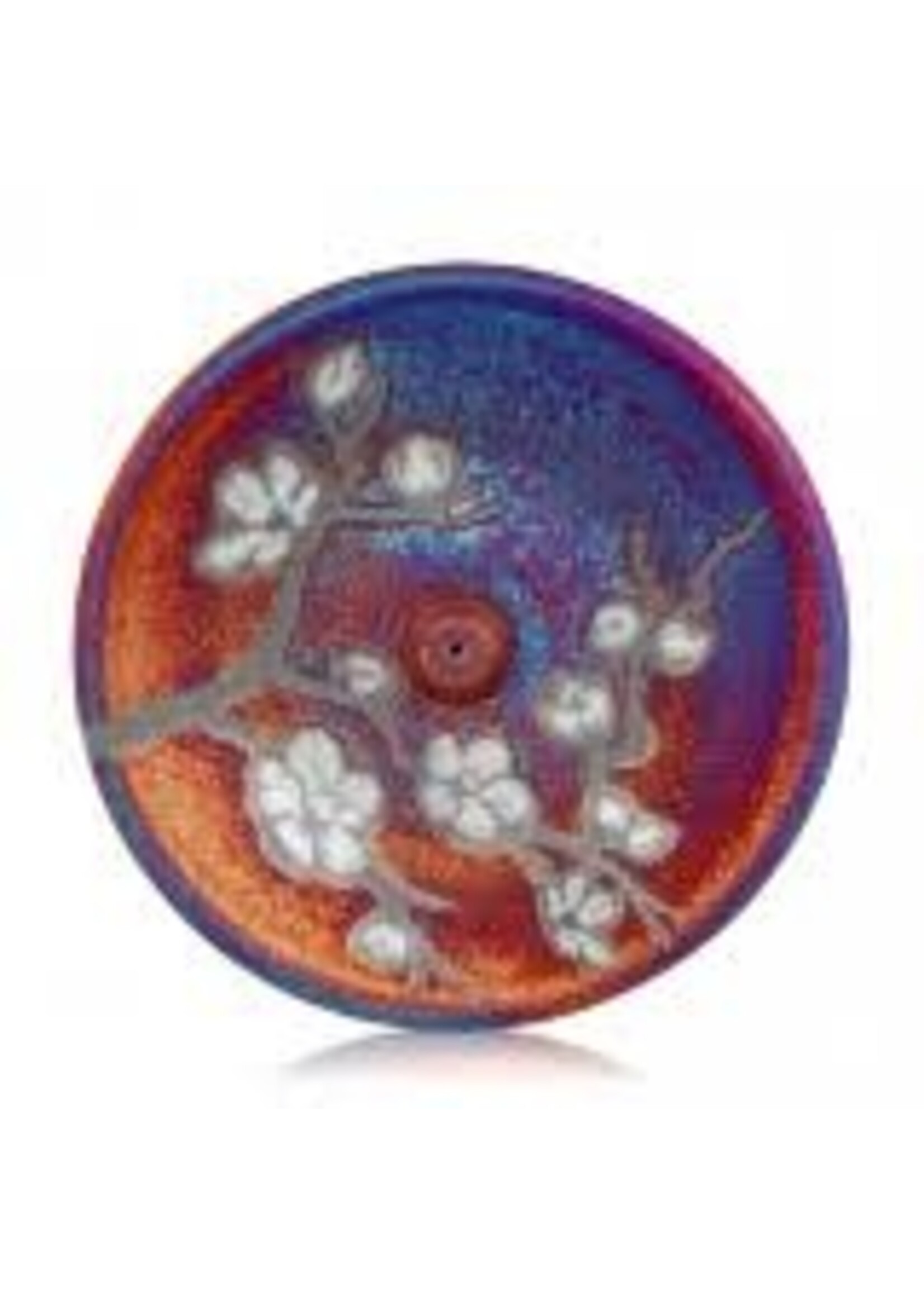 Raku Incense Burners Cherry Blossom
