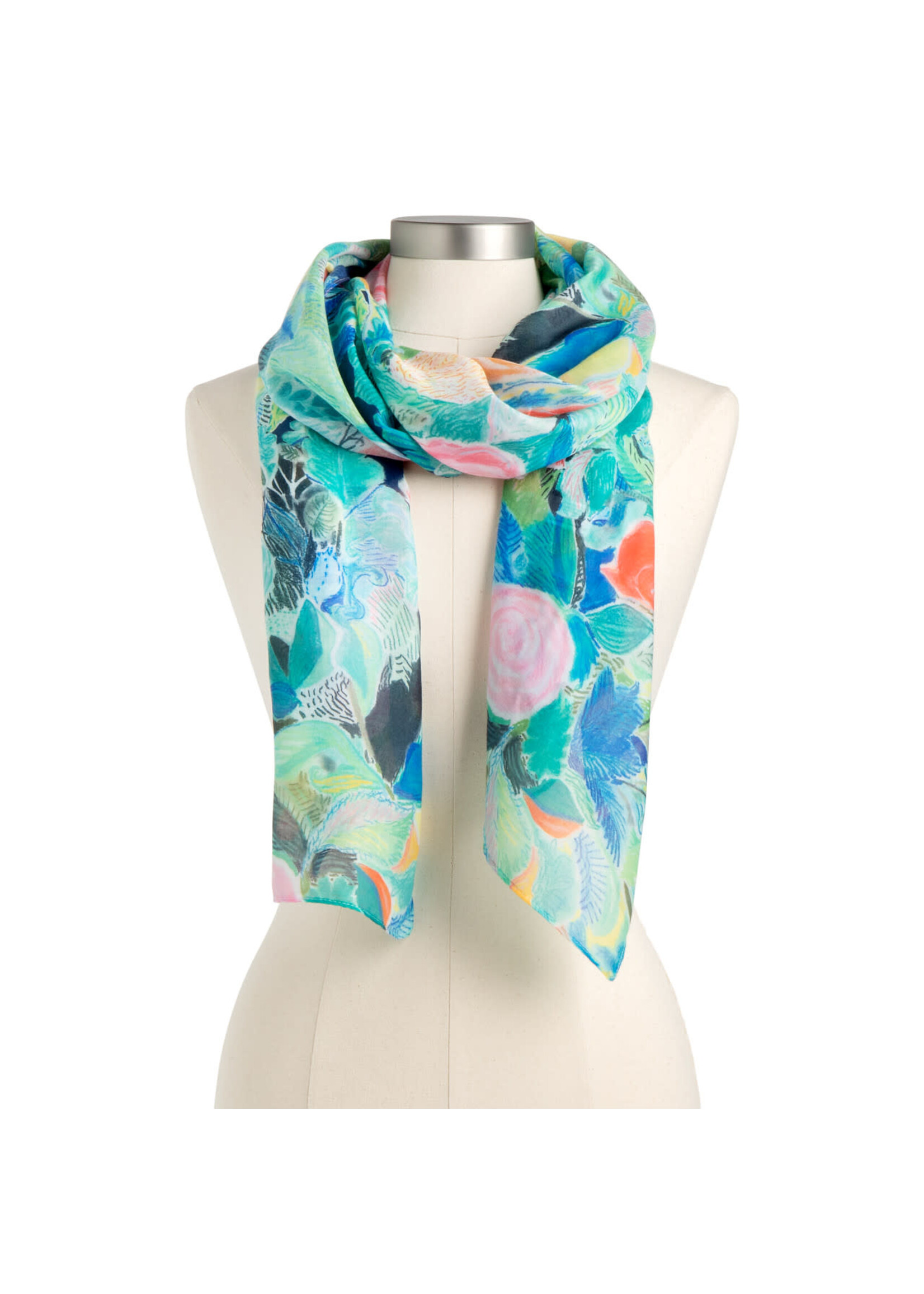 Artlifting Scarf Floral Black