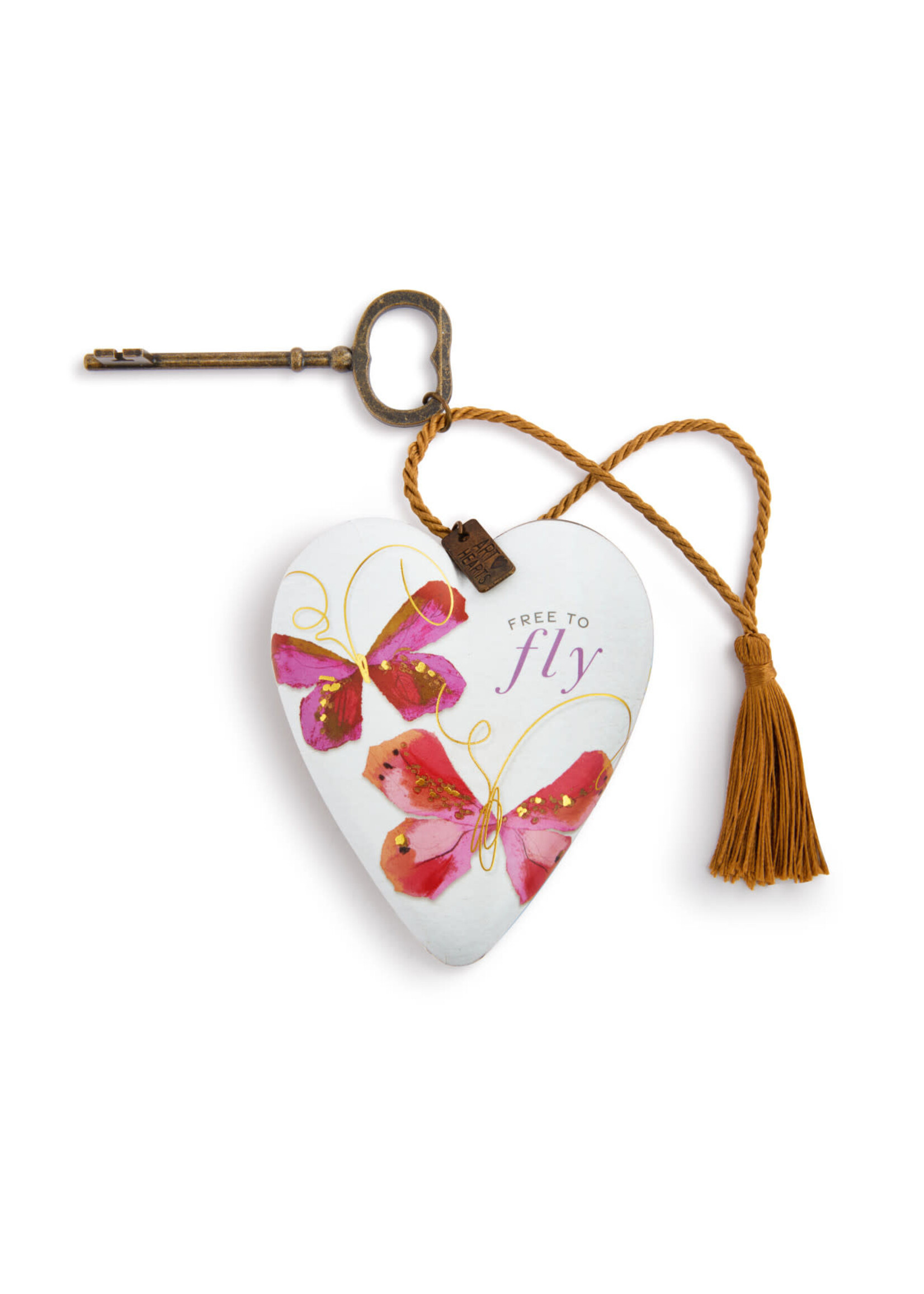 Art Hearts with key Free to Fly