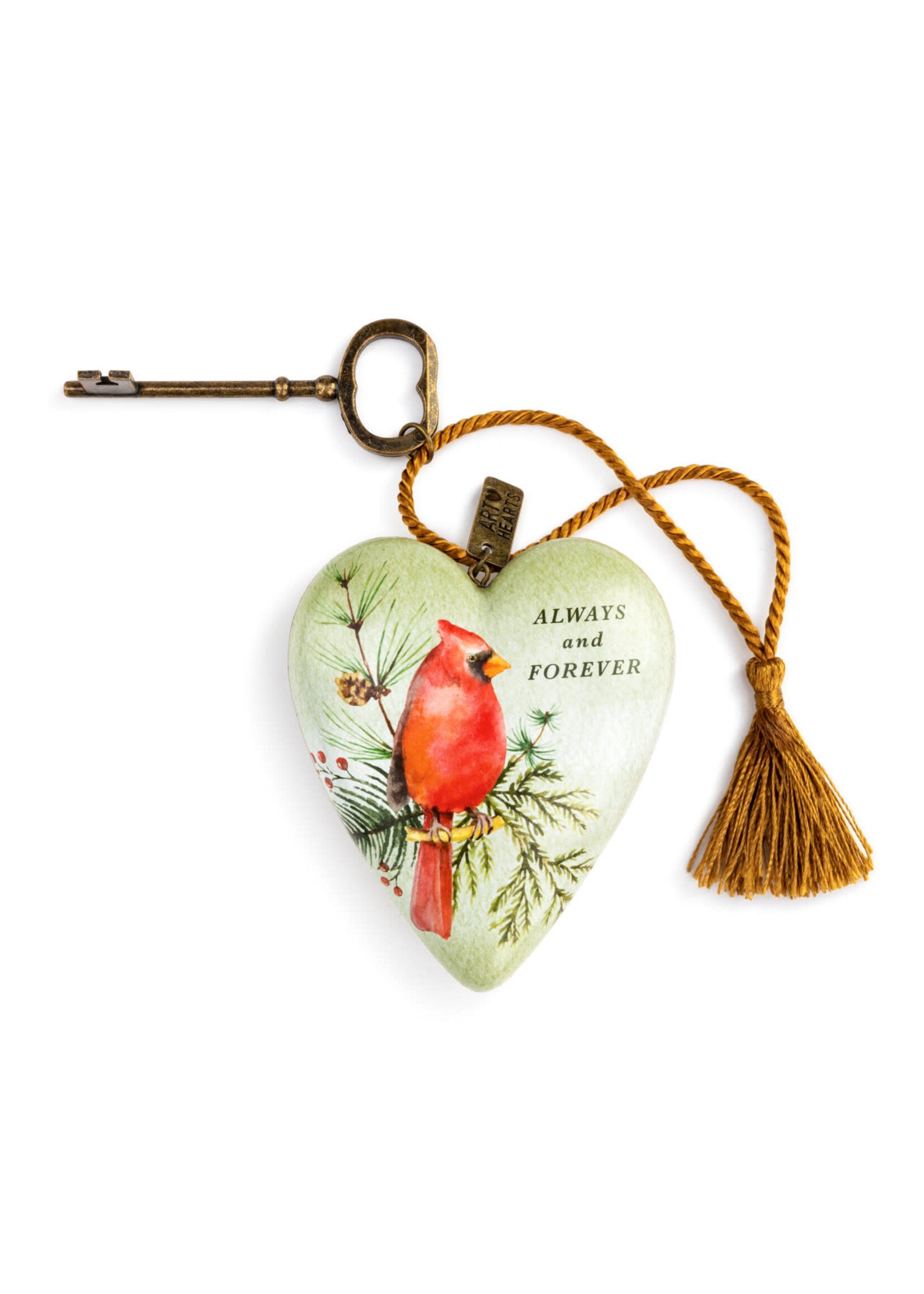Art Hearts with key Always and Forever
