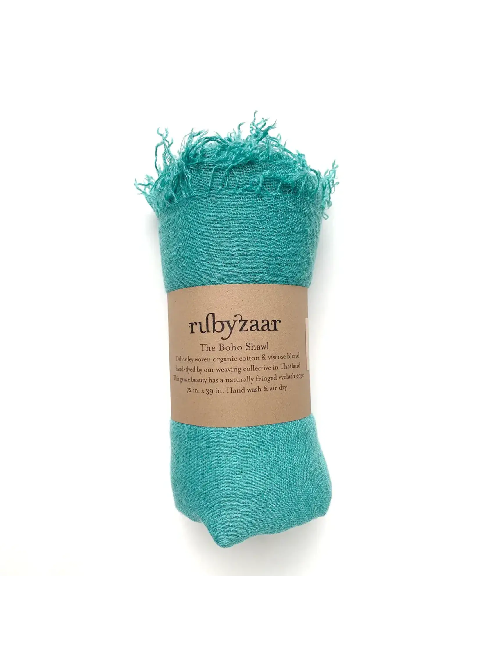 Rubyzaar Boho Scarf Aquamarine