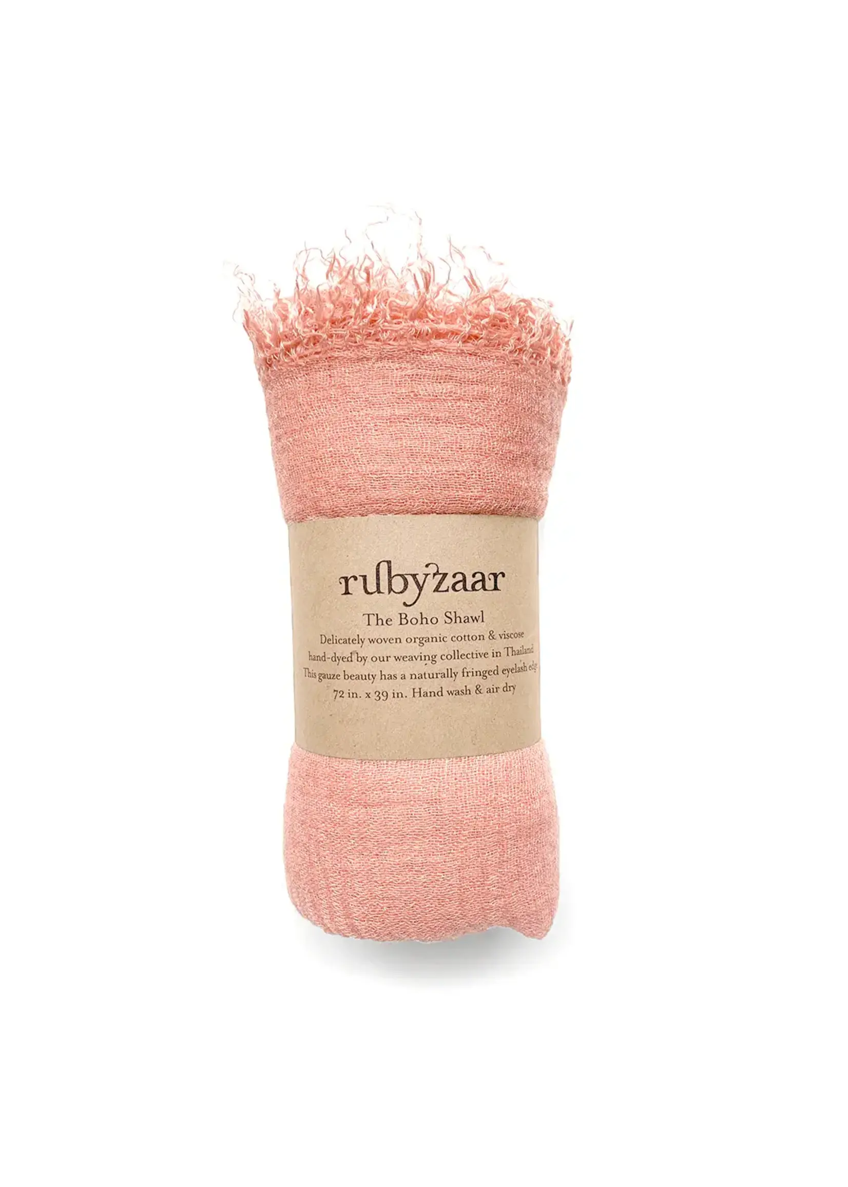 Rubyzaar Boho Scarf Peach