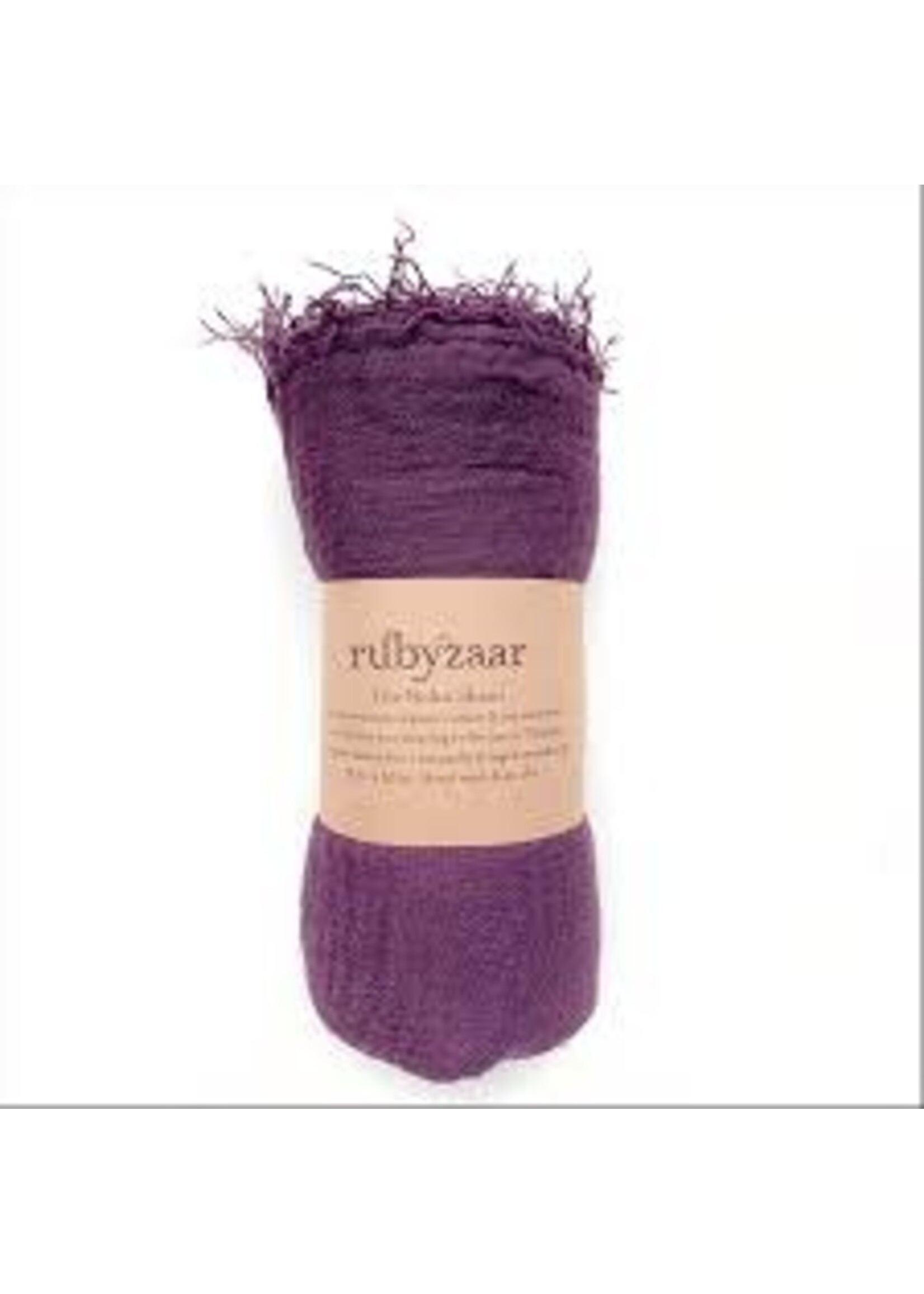 Rubyzaar Boho Scarf Plum