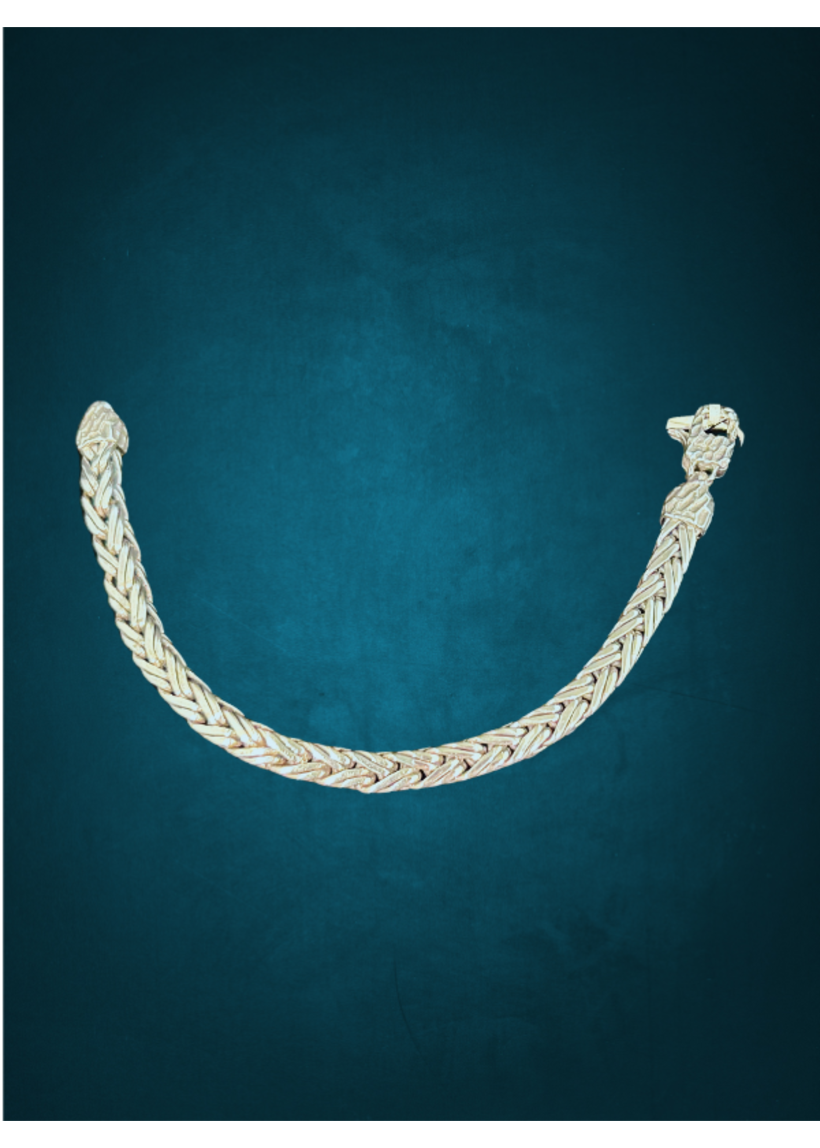 Bracelet Double Braid Heavy SS