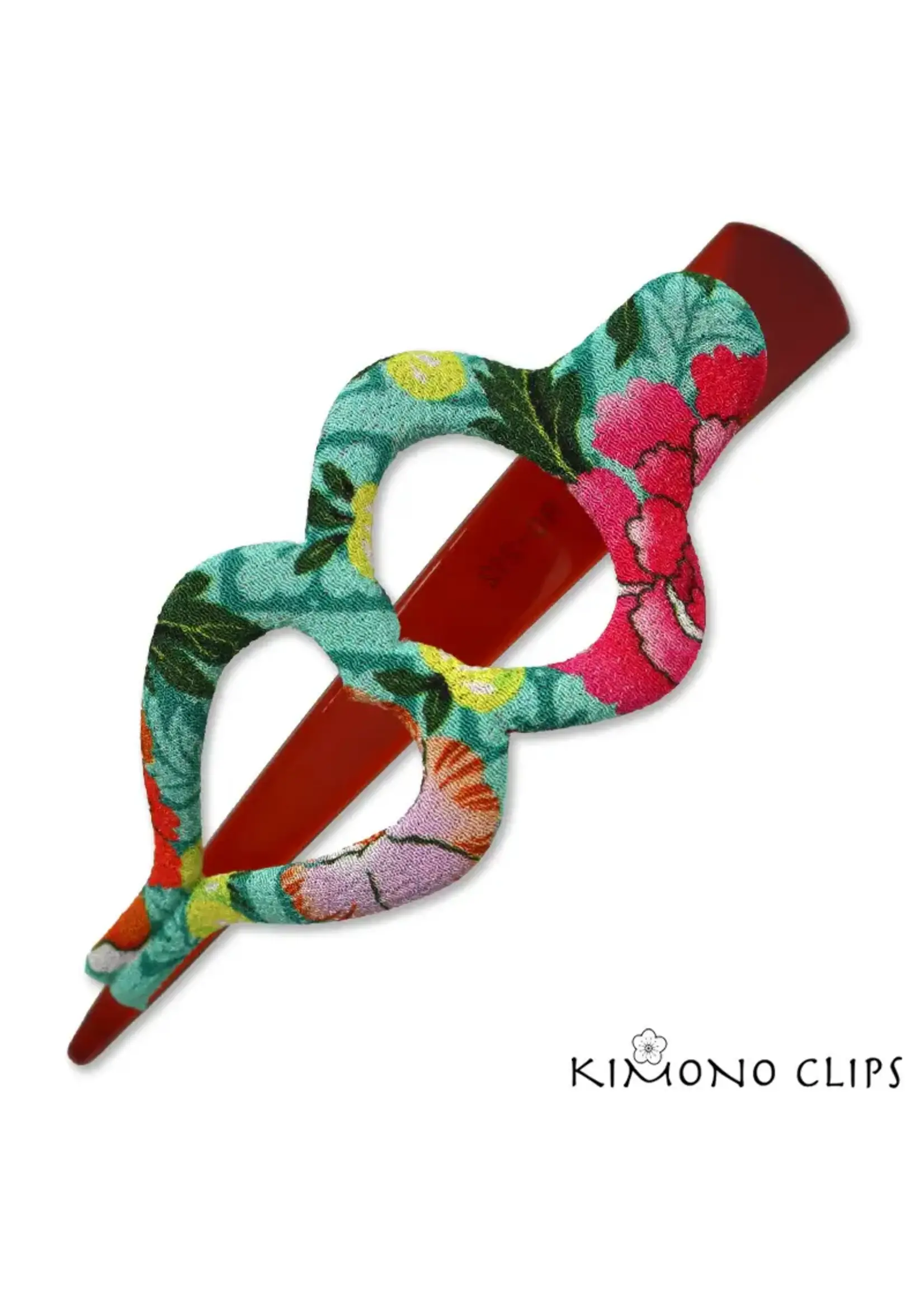 Kimono Clip Double Heart - Assorted Colors