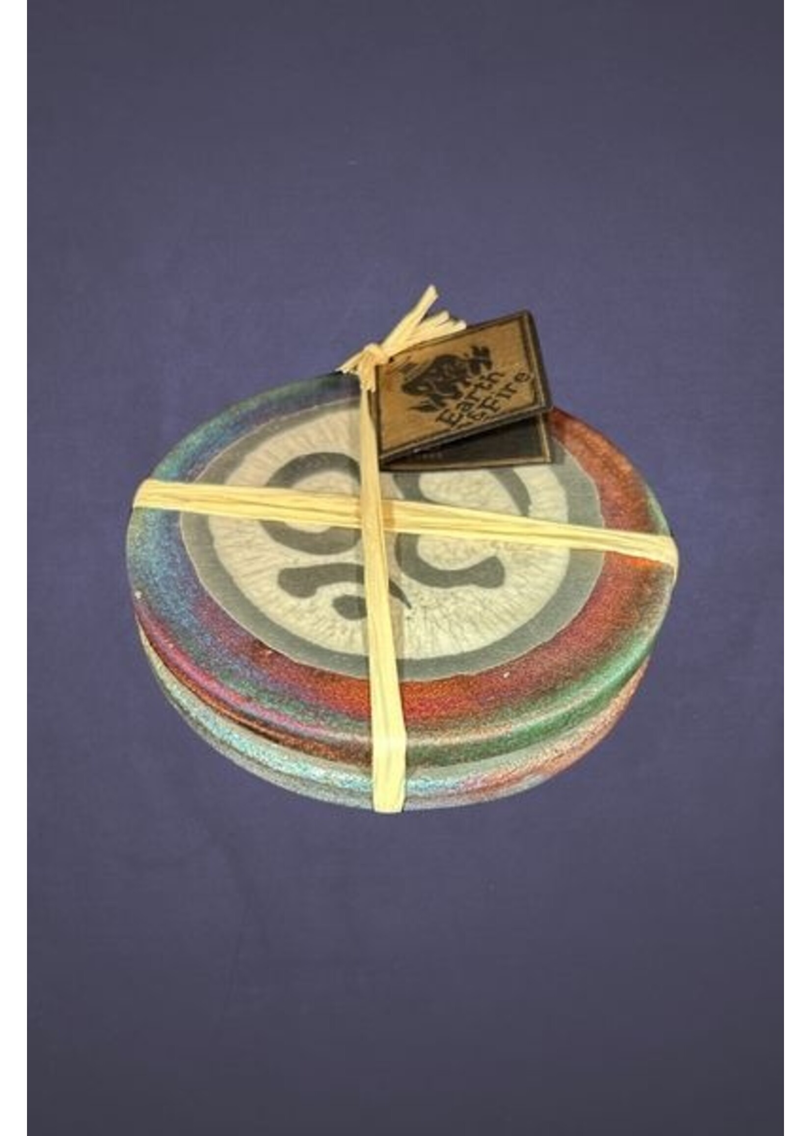 Raku Coasters OM 2pk