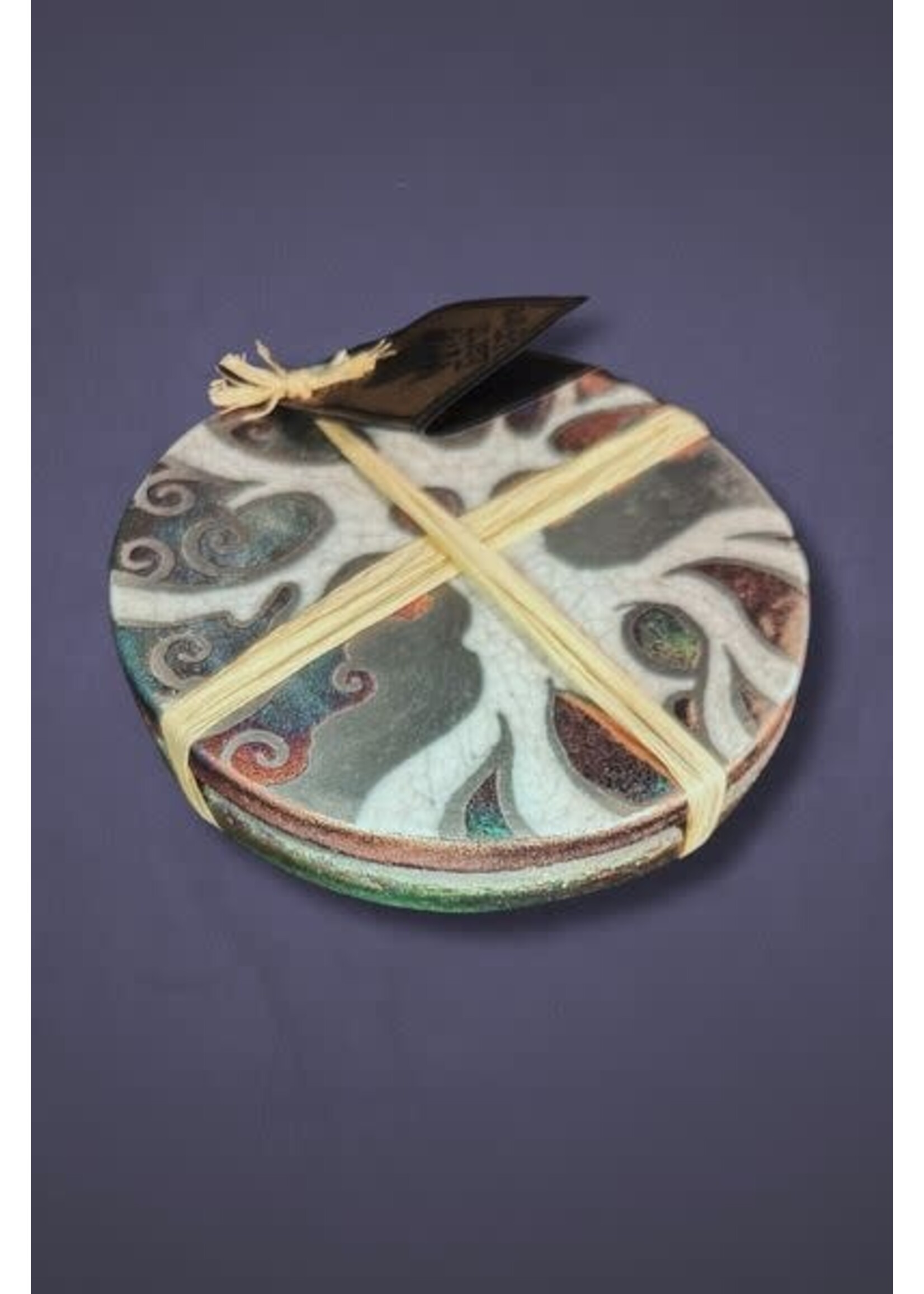 Raku Coasters Tree Of Life 2pk