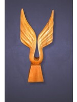 Novica Handmade I Will Fly Wood Sculpture