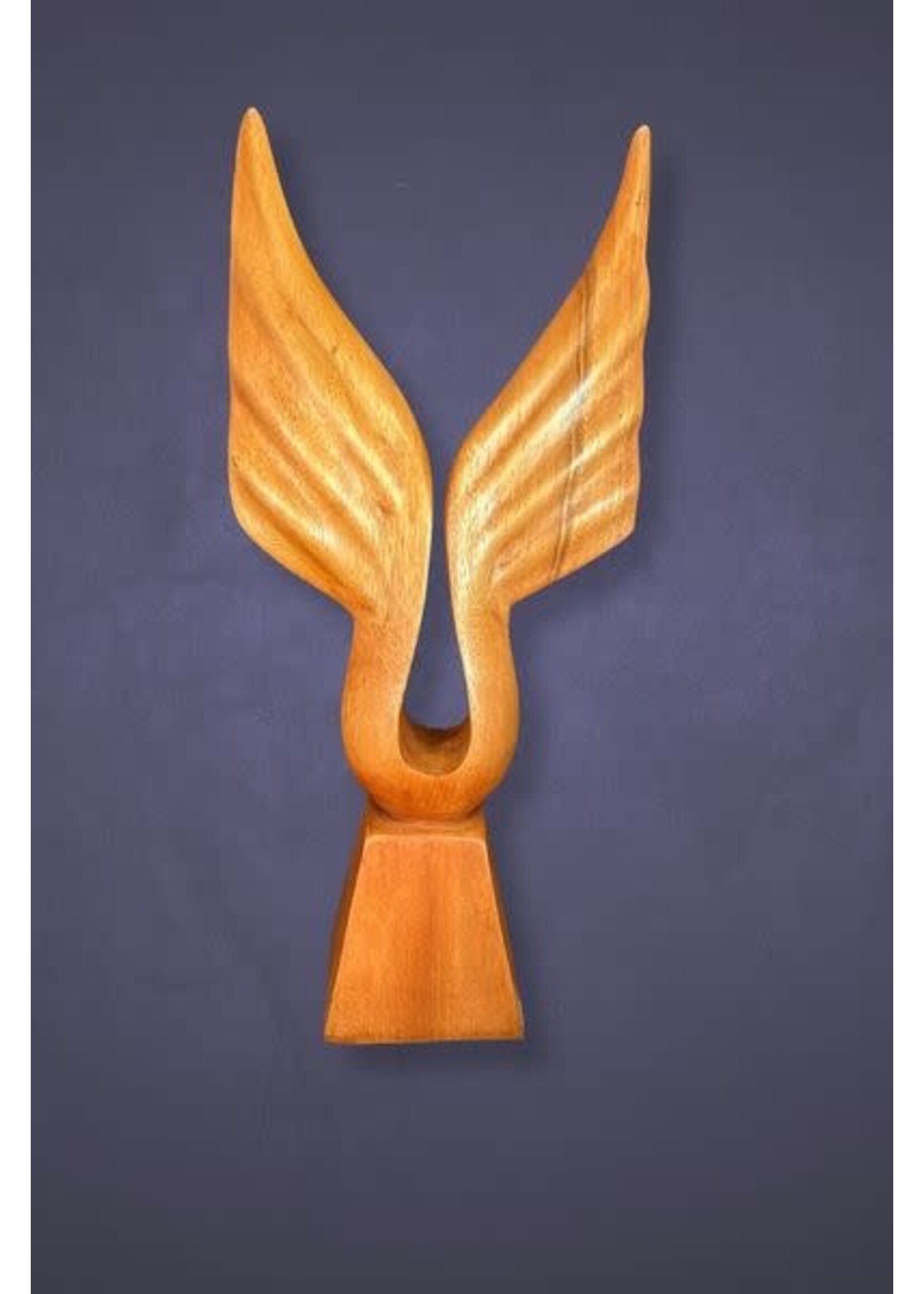 Novica Handmade I Will Fly Wood Sculpture