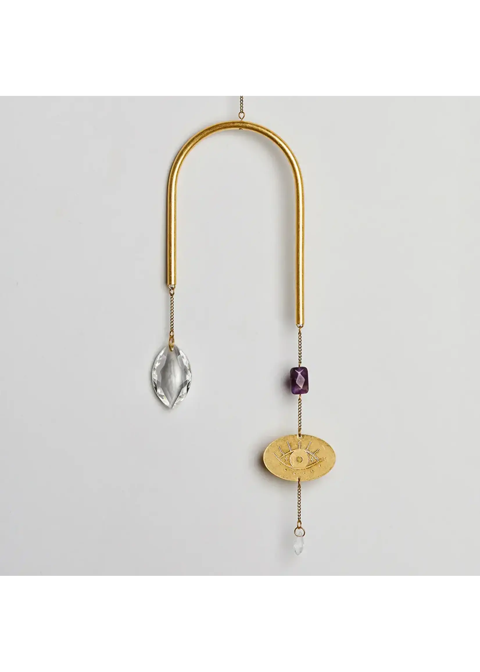 Suncatcher Evil Eye/Amethyst