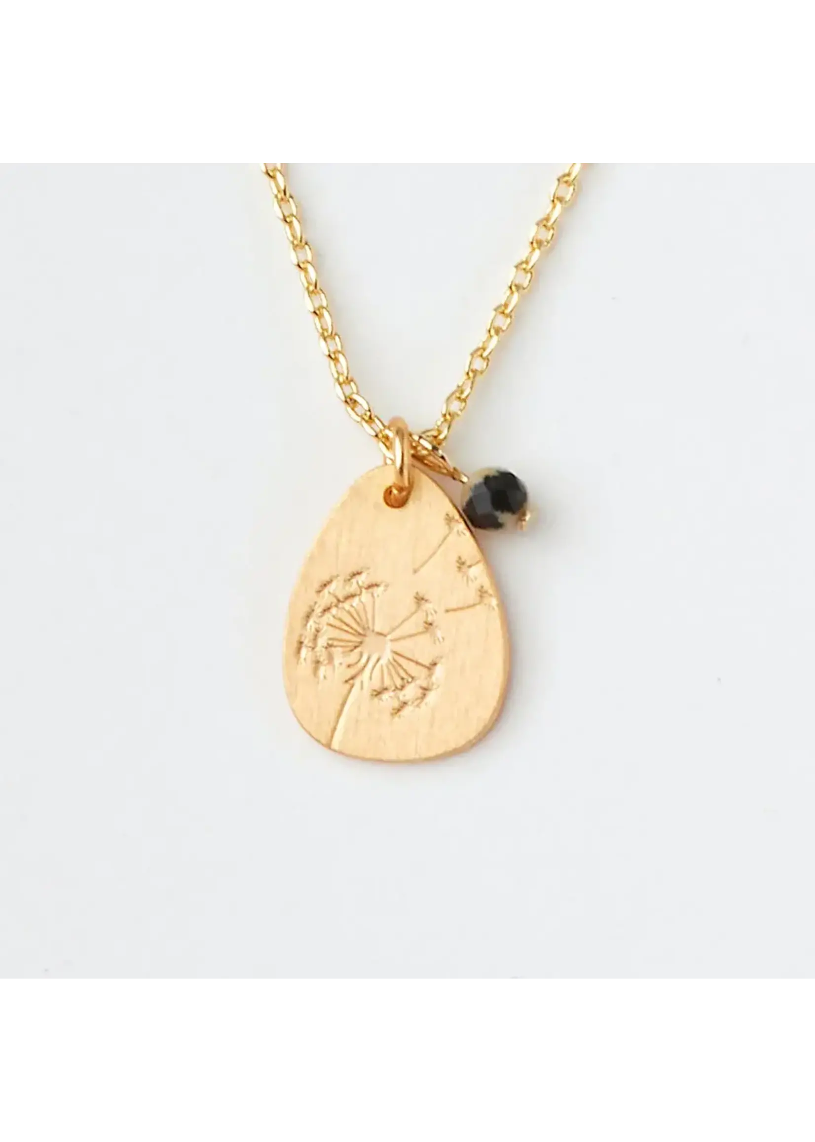 Intention Charm Necklace - Joy Dalmatian/Gold