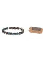 Stone Stacking Bracelet Blue Sky Jasper