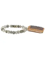 Stone Stacking Bracelet Labradorite