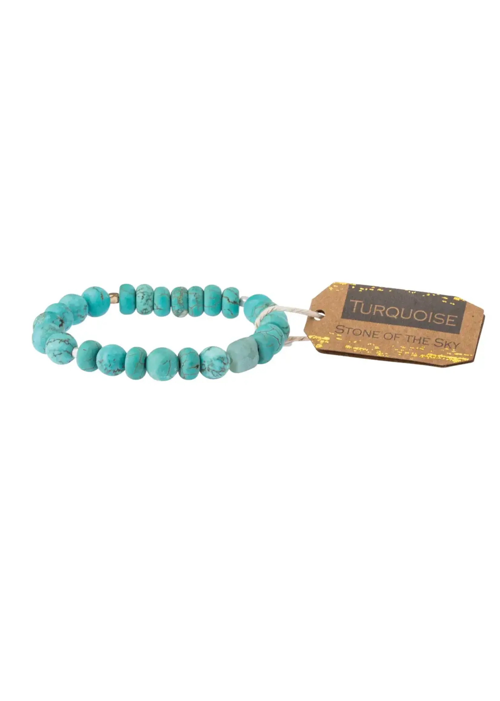 Stone Stacking Bracelet Turquoise