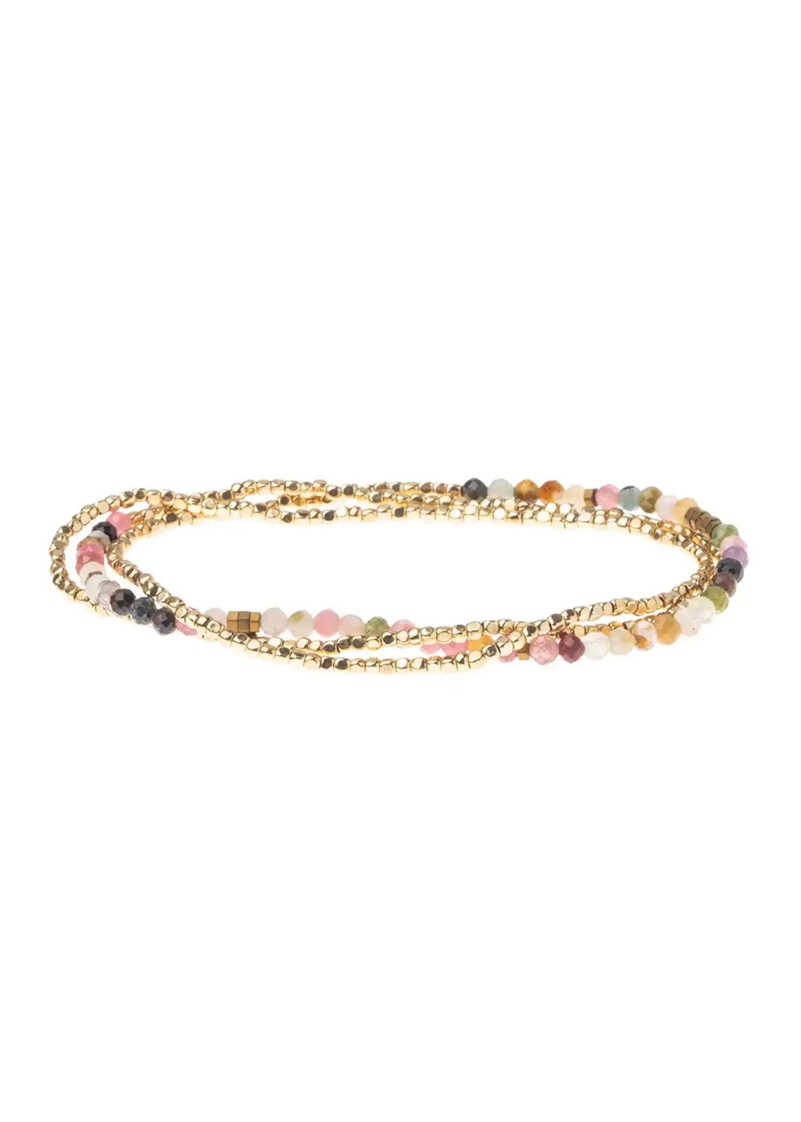 Scout Bracelet/Necklace Tourmaline Gold Stone of Healing