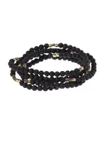 Scout Bracelet/Necklace Stone of Strength Lave Stone