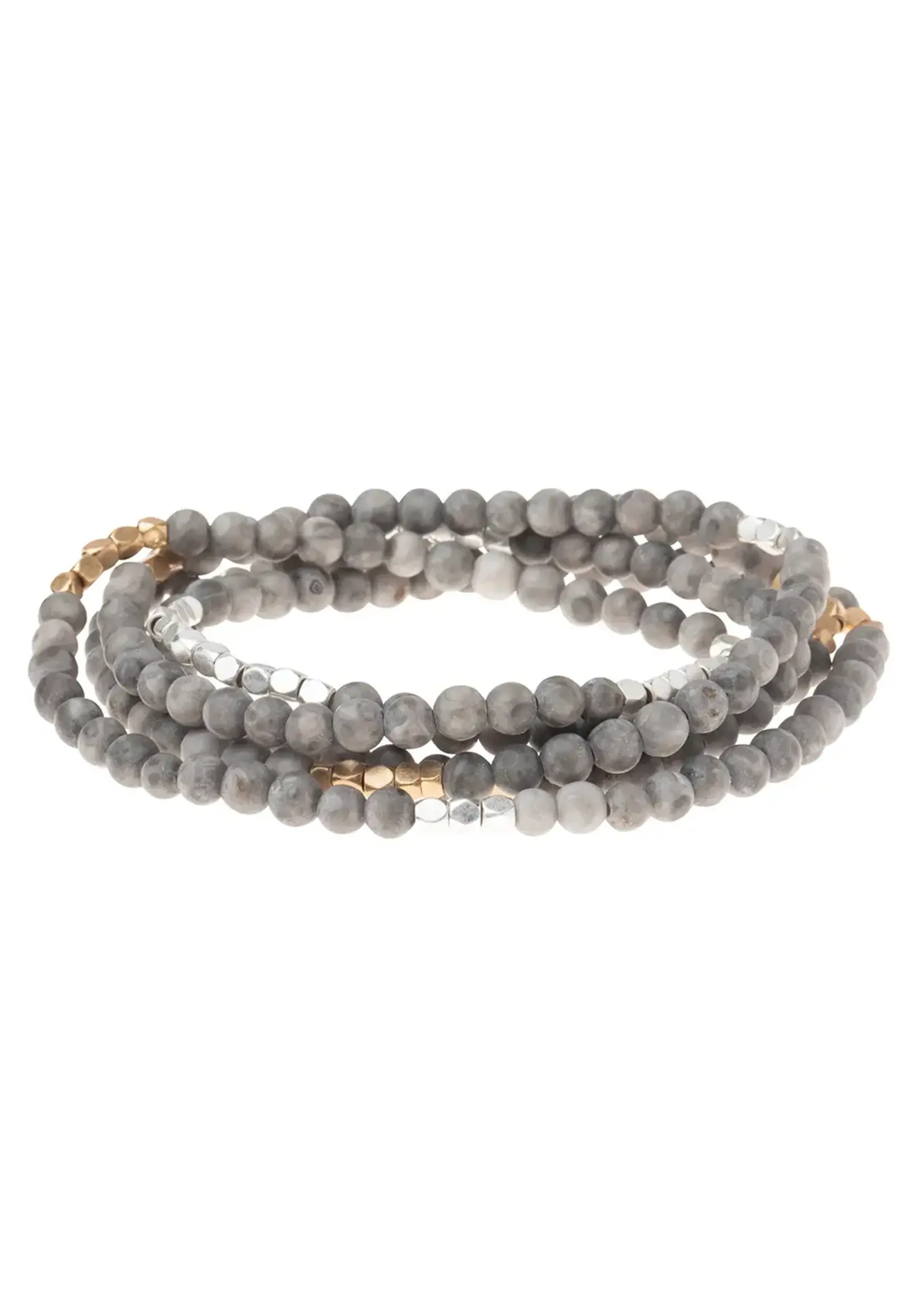 Bracelet/Necklace River Stone Silver Gold