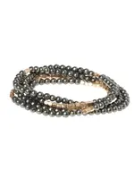 Scout Bracelet/Necklace Pyrite Gold