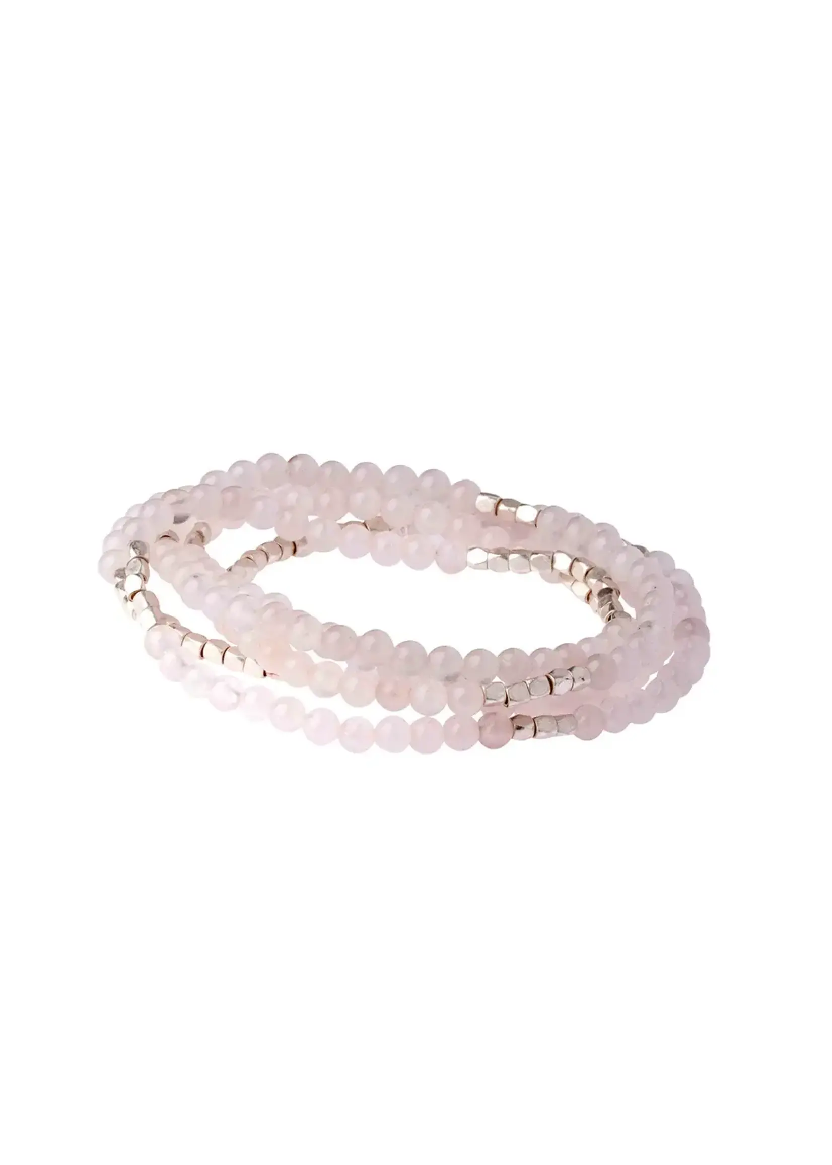 Bracelet/Necklace Stone of the Heart Rose Quartz