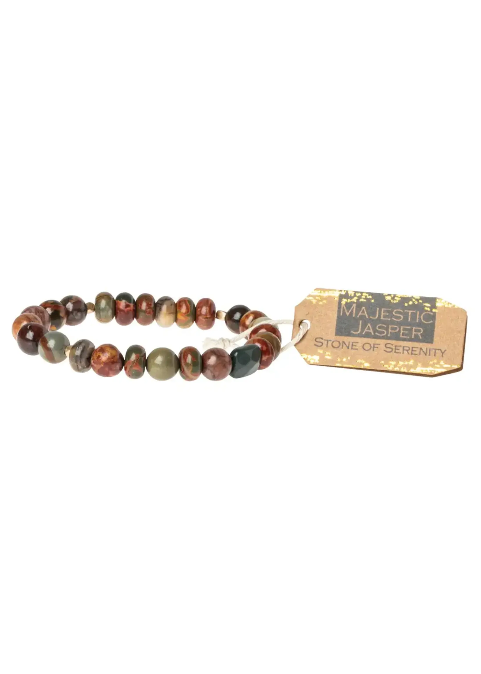 Stone Stacking Bracelet Majestic Jasper