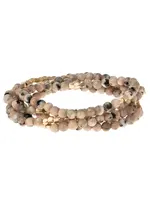 Bracelet/Necklace Stone of Healing Rhodonite