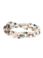 Scout Bracelet/Necklace Mexican Onyx Silver Gold