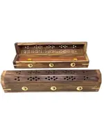 Wood Incense Storage Box Yin-Yang