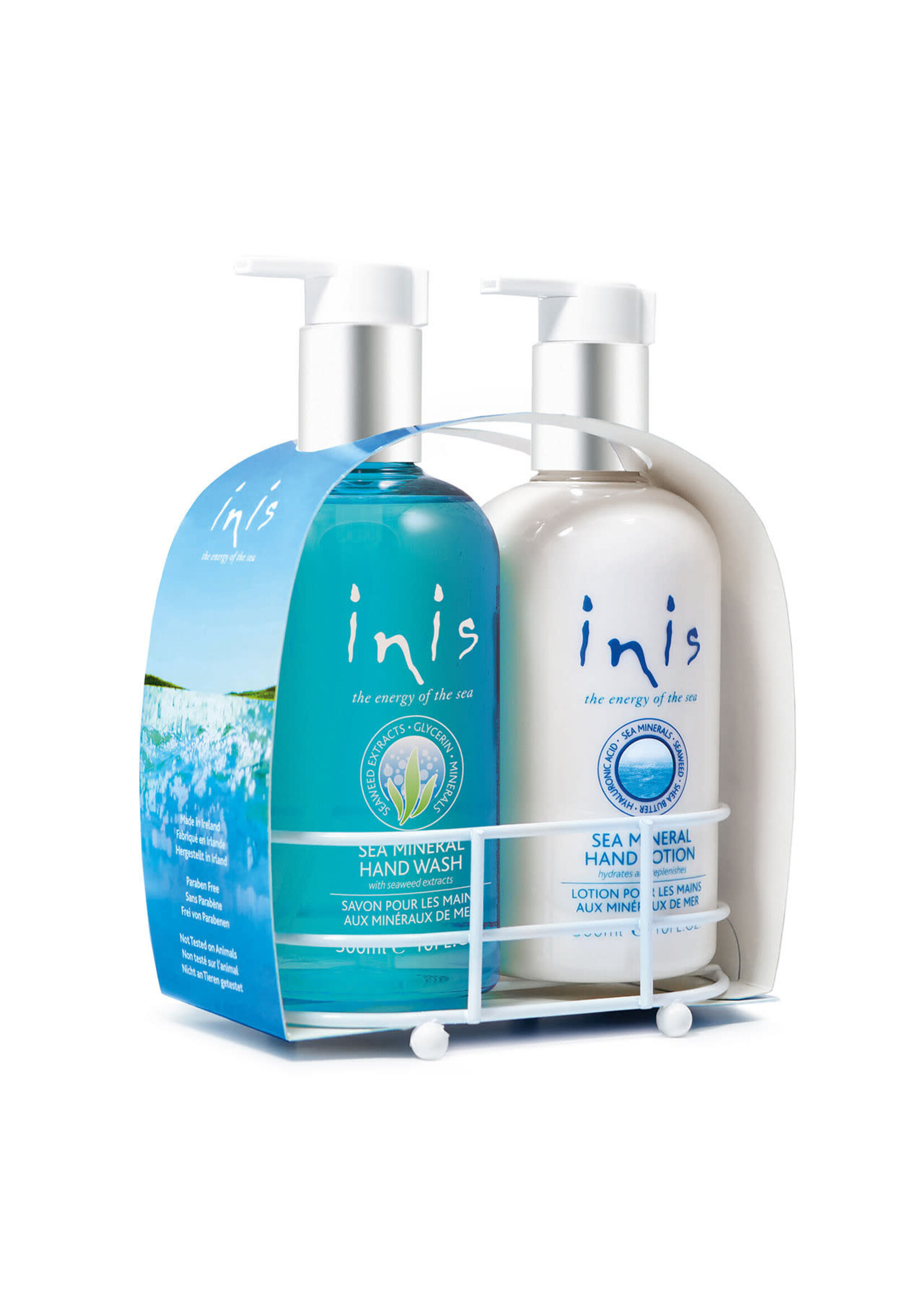 Inis Hand Care Caddy Soap & Lotion