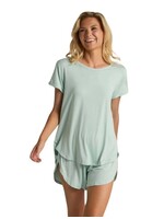 Faceplant Bamboo Tulip Tee Aqua Medium