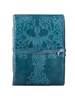 Journal Goddess Tree Blue Suede 5"x7"